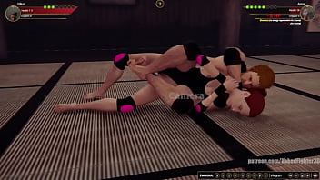 Vilkor vs anna nf3d mixed kinky combat maledom