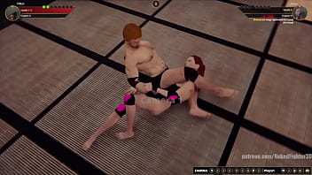 Vilkor vs anna nf3d mixed kinky combat maledom