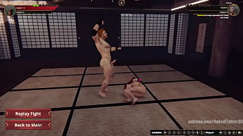 Vilkor vs anna nf3d mixed kinky combat maledom