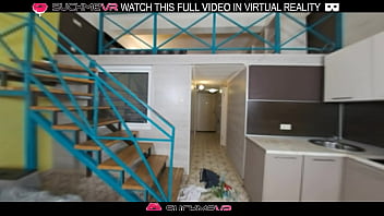 Long haired blonde eva barbie sucks cock before getting fucked hard in vr