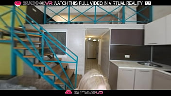 Long haired blonde eva barbie sucks cock before getting fucked hard in vr
