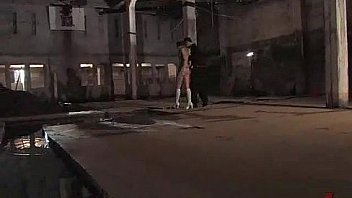 Tied up slave gets caned and whipped in b bondage