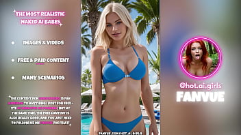 Hot ai blonde babes at pool party 12 sexy images