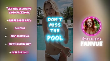 Hot ai blonde babes at pool party 12 sexy images