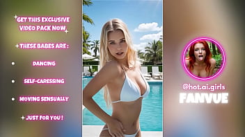 Hot ai blonde babes at pool party 12 sexy images