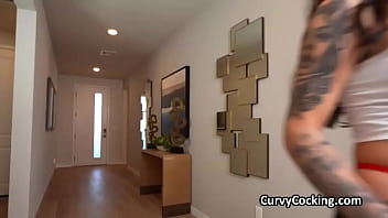 Juan's big cock diving deep in luna's ass and filthy mouth