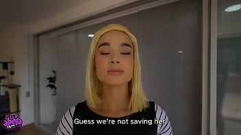 Android 18 from dbz loves getting fucked and swallowing cum pov