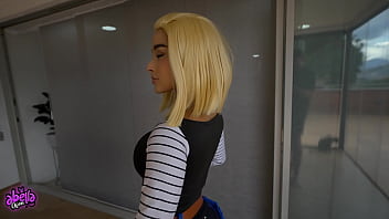 Android 18 from dbz loves getting fucked and swallowing cum pov