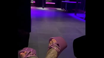 Do you like my long tattoo legs in high heels i have a secret hidden for you in the background hotel bizart is a