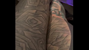 Do you like my long tattoo legs in high heels i have a secret hidden for you in the background hotel bizart is a