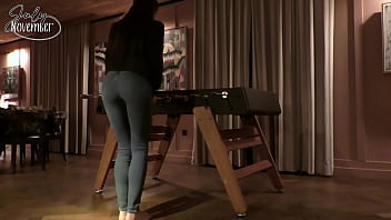 Fuck me on the foosballyou're at a party but everyone already went to bed except