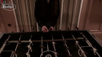 Fuck me on the foosballyou're at a party but everyone already went to bed except