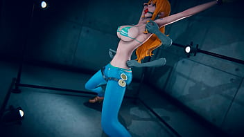 ナミがされてくすぐられてしまうシーン