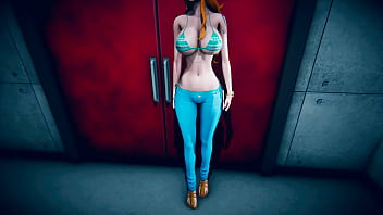 ナミがされてくすぐられてしまうシーン