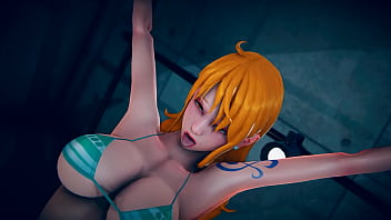 ナミがされてくすぐられてしまうシーン