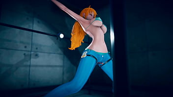 ナミがされてくすぐられてしまうシーン