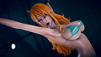 ナミがされてくすぐられてしまうシーン