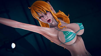 ナミがされてくすぐられてしまうシーン