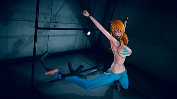 ナミがされてくすぐられてしまうシーン