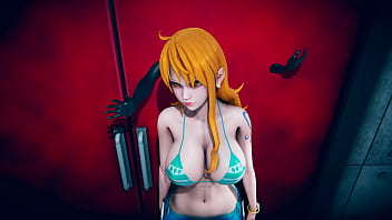 ナミがされてくすぐられてしまうシーン thumbnail