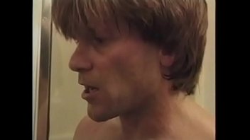 Ebony milf with small tits gets double penetrated in the toilet