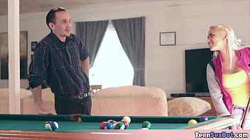 Cute stepsister got me for a quickie fuck