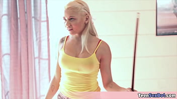 Cute stepsister got me for a quickie fuck