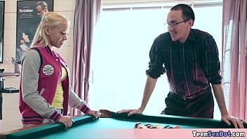 Cute stepsister got me for a quickie fuck