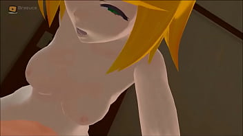 They fuck hidden from friends at party