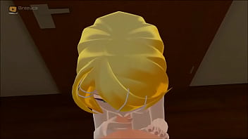 They fuck hidden from friends at party