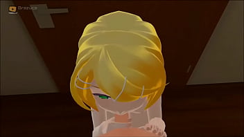 They fuck hidden from friends at party