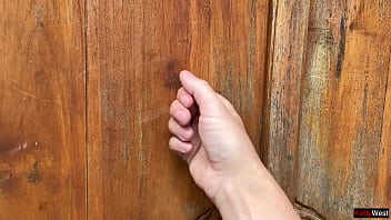 I paid repairman with my pussy and walked down the street with his cum on my face cumwalk