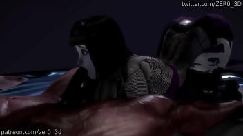 Nightbwith a goth girly