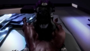 Nightbwith a goth girly