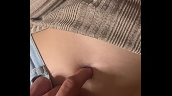 It's nice to play with this cute belly button