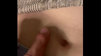 It's nice to play with this cute belly button