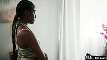 Stepdad Caught A Glimpse Of His Ebony Stepdaughter Destiny Mira Nude On The Nannycamshe Catches Him With A Camera In Her Room And Makes Him Lick Her thumbnail