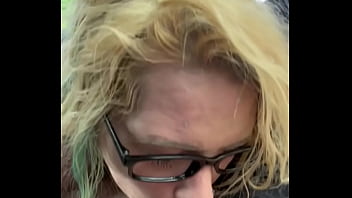 Homemade video of a streetwalker giving head and sucking the nut off a guy's dick