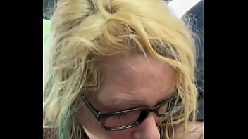 Homemade video of a streetwalker giving head and sucking the nut off a guy's dick