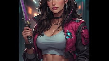 Jade monroe gets into trouble in just a thong