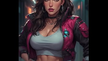 Jade monroe gets into trouble in just a thong