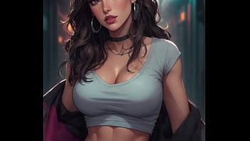 Jade monroe gets into trouble in just a thong