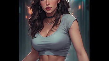 Jade monroe gets into trouble in just a thong