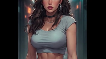 Jade monroe gets into trouble in just a thong