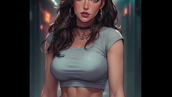 Jade monroe gets into trouble in just a thong