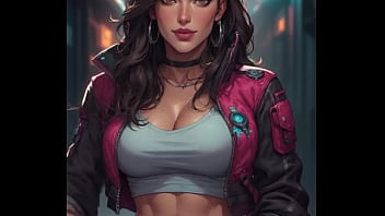 Jade monroe gets into trouble in just a thong