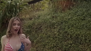 Celebrate 4th of july in the pussy car wash