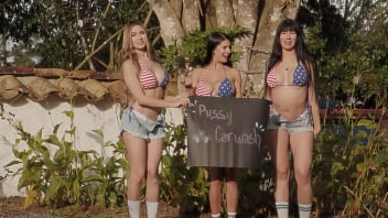 Celebrate 4th of july in the pussy car wash