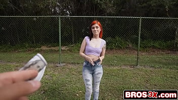 Van pickup turns intense as fiery babe earns her cash riding big dick