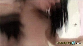Guy fucks his emo stepdaughter